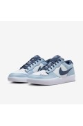 کتونی اسکیت برد مدل Nike SB Force 58 Premium رنگ سفید/سفید/اسلیت خاکستری/آبی تندر مردانه نایک