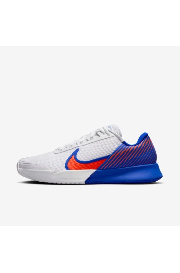 کتونی تنیس مدل NikeCourt Air Zoom Vapor Pro 2 عددی رنگ سفید/هایپر رویال/هایپر زرشکی مردانه نایک