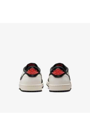 کتونی جردن مدل PSG x Air Jordan 1 Low OG رنگ بادبان / مادون قرمز 23 / صورتی آکسفورد / آف نوآر مردانه نایک