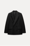 کلکسیون کت تک BLAZER ZW پشمی دو سینه زنانه مشکی زارا