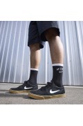 کتونی اسکیت برد مدل Nike SB Chron 2 عددی رنگ مشکی/سیاه/آدامسی قهوه ای روشن/سفید مردانه نایک