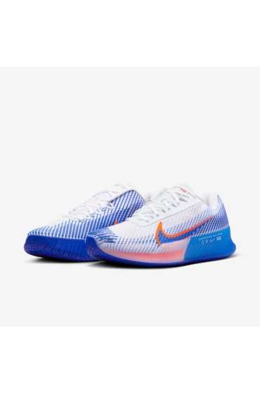 کتونی تنیس مدل NikeCourt Air Zoom Vapor 11 رنگ سفید/هایپر زرشکی/هایپر رویال مردانه نایک