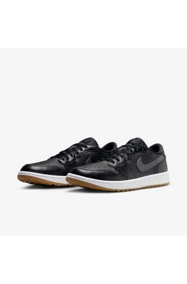 کتونی جردن مدل Air Jordan 1 Low G رنگ سیاه/صمغ قهوه ای/سفید/آنتراسیت مردانه نایک