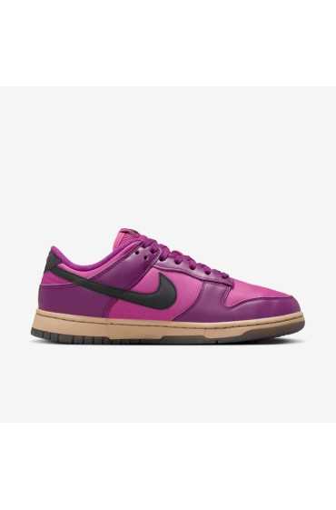 کتونی ورزشی مدل Nike Dunk Low 'Viotech' رنگ وایوتک/فوشیا داغ/خاکی/مشکی زنانه نایک