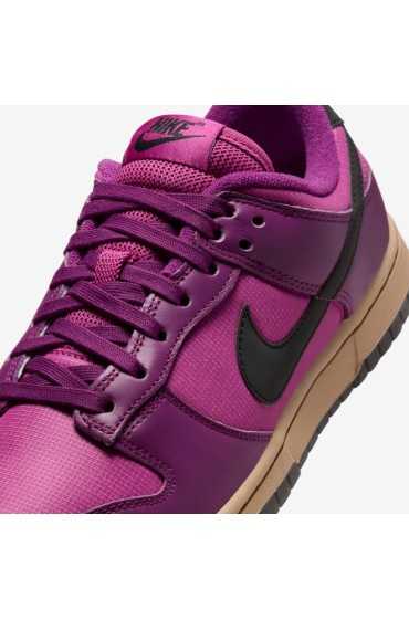 کتونی ورزشی مدل Nike Dunk Low 'Viotech' رنگ وایوتک/فوشیا داغ/خاکی/مشکی زنانه نایک