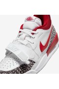 کتونی ورزشی مدل Air Jordan Legacy 312 Low رنگ سفید / خاکستری سیمانی / مشکی / قرمز ورزشی زنانه نایک