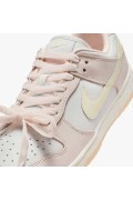 کتونی ورزشی مدل Nike Dunk Low Premium رنگ صورتی ملایم/رنگ پلاتین/شیر نارگیل زنانه نایک