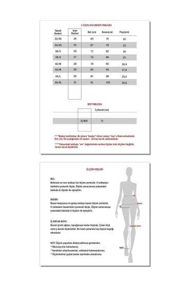 شلوار جین نائومی خاکستری معمولی زیپ دار نائومی خاکستری C 4526-054 زنانه خاکستری ال سی وایکیکی