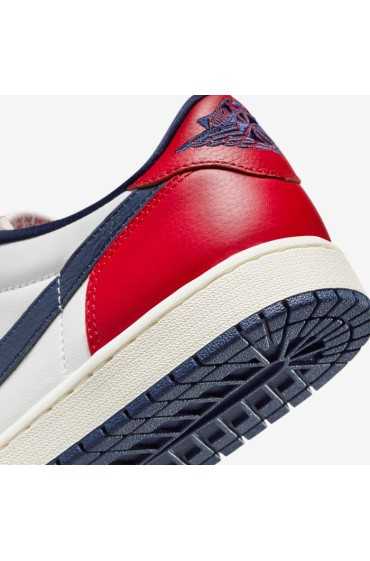 کتونی ایر جردن 1 مدل Air Jordan 1 Retro Low OG 'دانشگاه هوارد' رنگ Summit White/Midnight Navy/Nutral Grey/Gym Red مردانه نایک