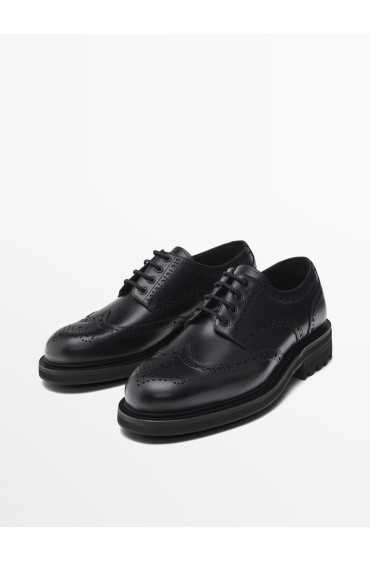 Brogues - لمیتد ادیشن مردانه مشکی ماسیمودوتی