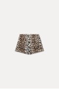 شلوارک ZW COLLECTION ANIMAL PRINT زنانه پلنگی زارا