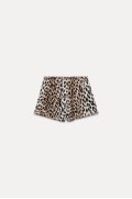 شلوارک ZW COLLECTION ANIMAL PRINT زنانه پلنگی زارا