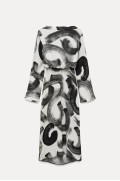 ZW COLLECTION PRINT dress زنانه مشکی / سفید زارا