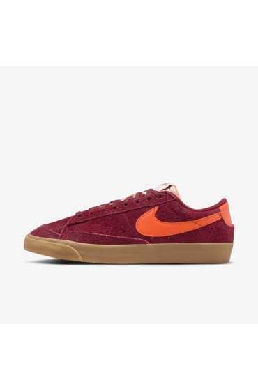 کتونی ورزشی مدل Nike Blazer Low '77 Vintage رنگ تیم قرمز / صمغ قهوه ای روشن / نارنجی تیمی / نارنجی ایمن زنانه نایک