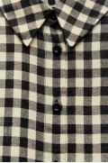 پیراهن GINGHAM گلدوزی شده زنانه اکرو / مشکی زارا