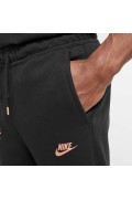 شلوار ورزشی مدل Nike Tech Fleece x Central Cee رنگ مشکی/قرمز متالیک برنز مردانه نایک