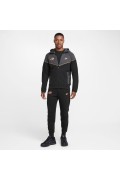 شلوار ورزشی مدل Nike Tech Fleece x Central Cee رنگ مشکی/قرمز متالیک برنز مردانه نایک