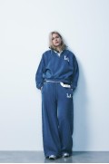 VARSITY WASHED EFECT JOGGERS زنانه آبی زارا