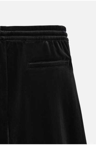 جاگر JOGGER VELVET مردانه مشکی زارا