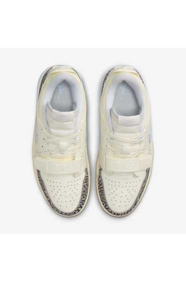 کتونی ورزشی مدل Air Jordan Legacy 312 Low رنگ بادبان / خاکستری سیمانی / مشکی / خاکستری فوتبال زنانه نایک