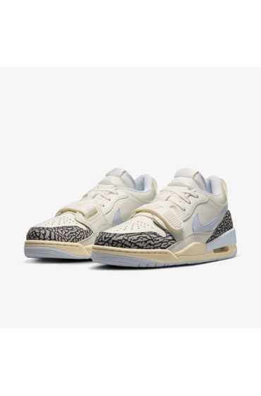 کتونی ورزشی مدل Air Jordan Legacy 312 Low رنگ بادبان / خاکستری سیمانی / مشکی / خاکستری فوتبال زنانه نایک