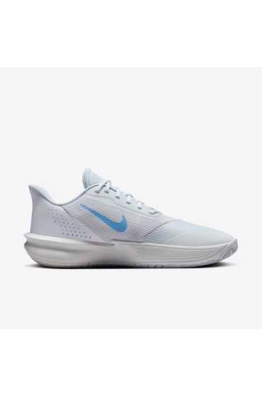 کتونی بسکتبال مدل Nike Precision 7 رنگ خاکستری فوتبال / پلاتین خالص / غبار بنفش / نبض سلطنتی مردانه نایک