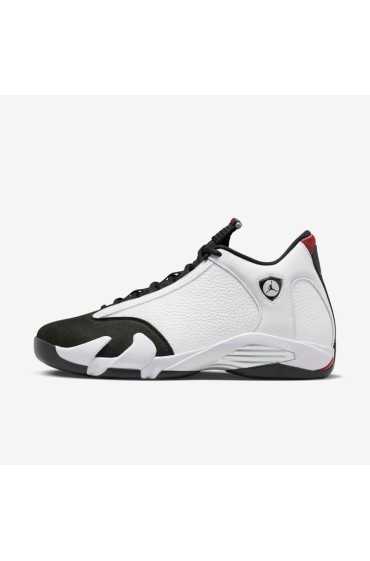 کتونی جردن مدل Air Jordan 14 'Black Toe' رنگ سفید/مشکی/نقره ای متالیک/قرمز متنوع مردانه نایک