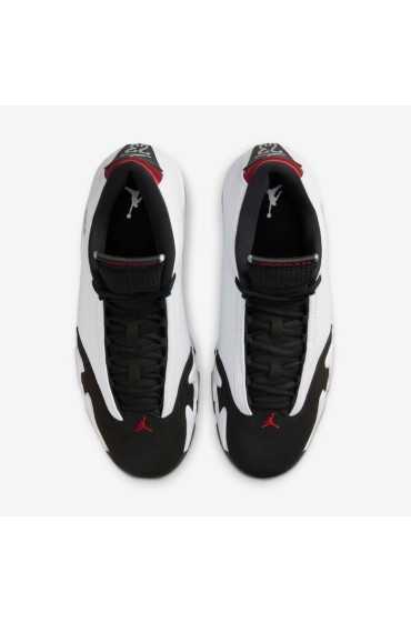 کتونی جردن مدل Air Jordan 14 'Black Toe' رنگ سفید/مشکی/نقره ای متالیک/قرمز متنوع مردانه نایک