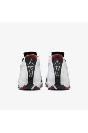 کتونی جردن مدل Air Jordan 14 'Black Toe' رنگ سفید/مشکی/نقره ای متالیک/قرمز متنوع مردانه نایک