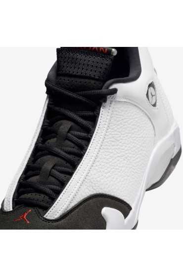 کتونی جردن مدل Air Jordan 14 'Black Toe' رنگ سفید/مشکی/نقره ای متالیک/قرمز متنوع مردانه نایک