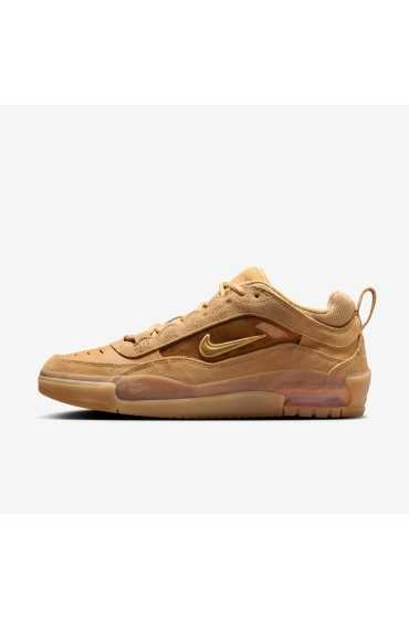 کتونی اسکیت برد مدل Nike Air Max Ishod رنگ کتان / کتان / پرتقال ایمنی / گندم مردانه نایک