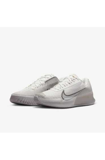 کتونی تنیس مدل NikeCourt Vapor 11 Premium رنگ فانتوم / خاکستری کالج / طلایی متالیک / نقره ای متالیک مردانه نایک