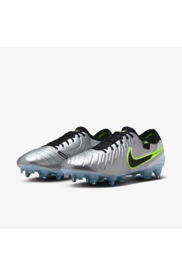 کفش فوتبال مدل Nike Tiempo Legend 10 Elite رنگ نقره ای متالیک / ولتی / مشکی مردانه نایک