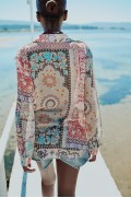 پیراهن PATCHWORK PRINT زنانه چند رنگ زارا