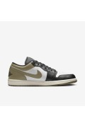 کتونی ایر جردن 1 مدل Air Jordan 1 Low 'Medium Olive' رنگ سیاه/زیتونی متوسط/سفید مردانه نایک