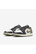 کتونی ایر جردن 1 مدل Air Jordan 1 Low 'Medium Olive' رنگ سیاه/زیتونی متوسط/سفید مردانه نایک