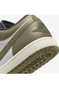 کتونی ایر جردن 1 مدل Air Jordan 1 Low 'Medium Olive' رنگ سیاه/زیتونی متوسط/سفید مردانه نایک