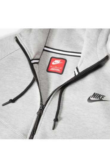 سویشرت ورزشی مدل Nike Sportswear Tech Fleece OG رنگ خاکستری تیره هدر/سیاه مردانه نایک