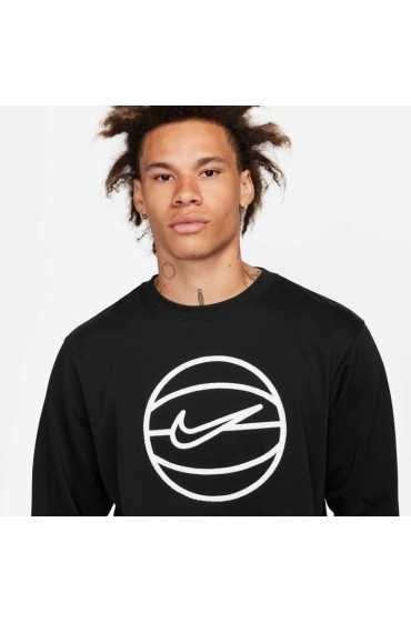 سویشرت ورزشی مدل مشکل استاندارد Nike Dri-FIT رنگ سیاه/سفید مردانه نایک