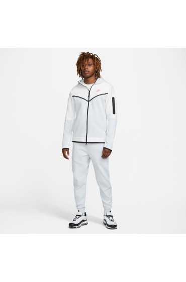 سویشرت ورزشی مدل Nike Sportswear Tech Fleece رنگ سامیت سفید/پلاتینی خالص/صورتی هایپر مردانه نایک