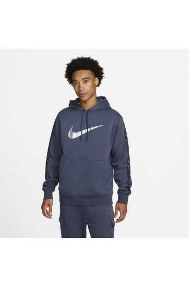 سویشرت ورزشی مدل Nike Sportswear Repeat رنگ آبی تندر/ خاکستری سرد متالیک مردانه نایک