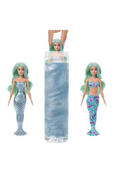 عروسک Color Reveal Color Changing Surprise Surprise Mermaid Series HRK12