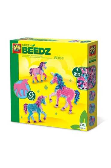 بازی فکری Green Beedz - Eco Ironing Beads - Unicorn