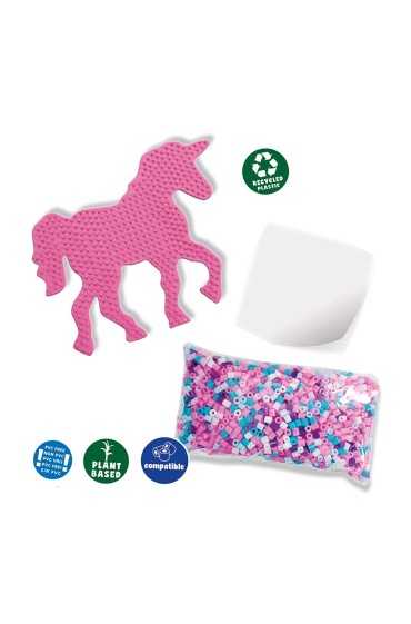 بازی فکری Green Beedz - Eco Ironing Beads - Unicorn