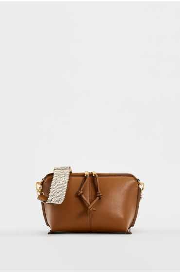 کیف دوشی CROSSBODY BASIC زنانه برنزه تیره زارا