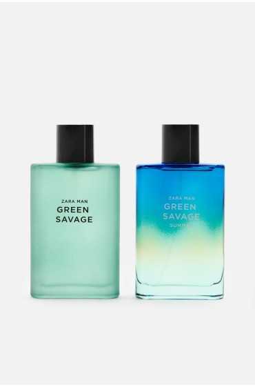 عطر GREEN SAVAGE + GREEN SAVAGE SUMMER EDT 2 عددی X 90 ML (3.04 FL. OZ) مردانه زارا