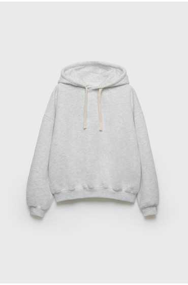 HOODIE CROPPED Z3D زنانه مارن خاکستری زارا