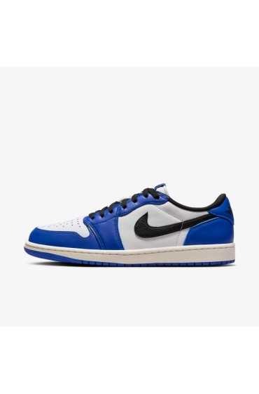 کتونی جردن مدل Air Jordan 1 Low OG 'Game Royal' رنگ سفید/بازی رویال/بادبان/سیاه مردانه نایک