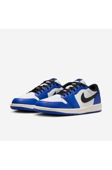 کتونی جردن مدل Air Jordan 1 Low OG 'Game Royal' رنگ سفید/بازی رویال/بادبان/سیاه مردانه نایک