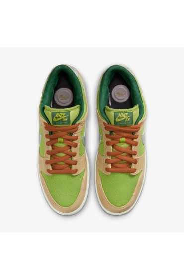 کتونی اسکیت برد مدل Nike SB Dunk Low Pro رنگ کنجد / گلابی / صنوبر / نقره ای متالیک مردانه نایک